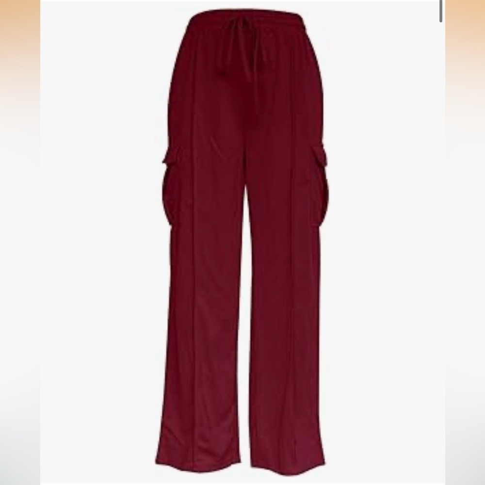 Women's Burgundy Pants